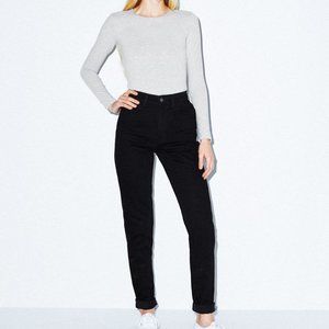 American Apparel Black Mom Jeans